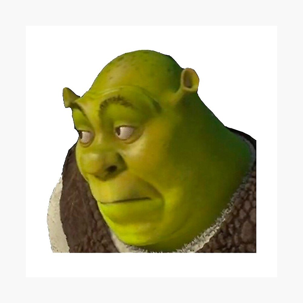 Удивленное лицо Шрека