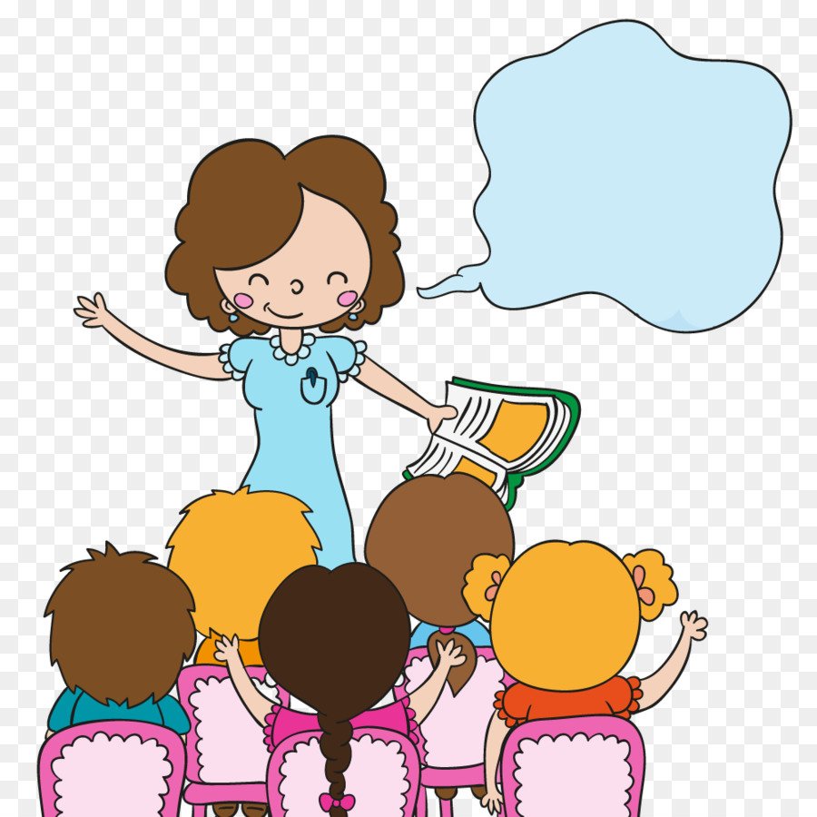 Мультяшная мама с ребёнком