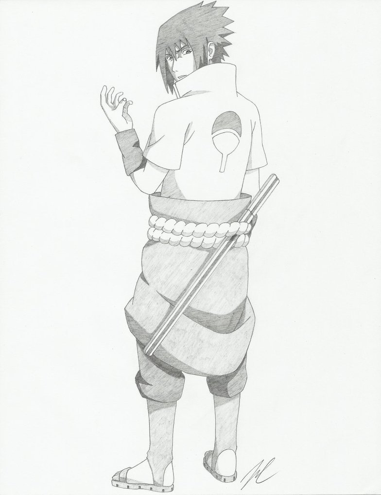 Нарисовать Итачи и Саске