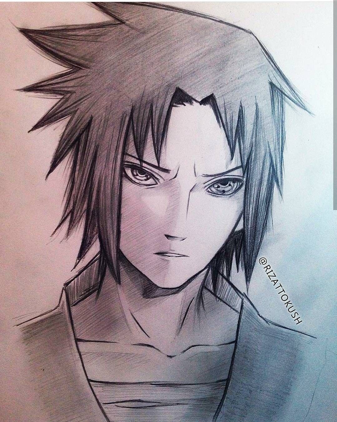 Саскэ Утиха карандашом