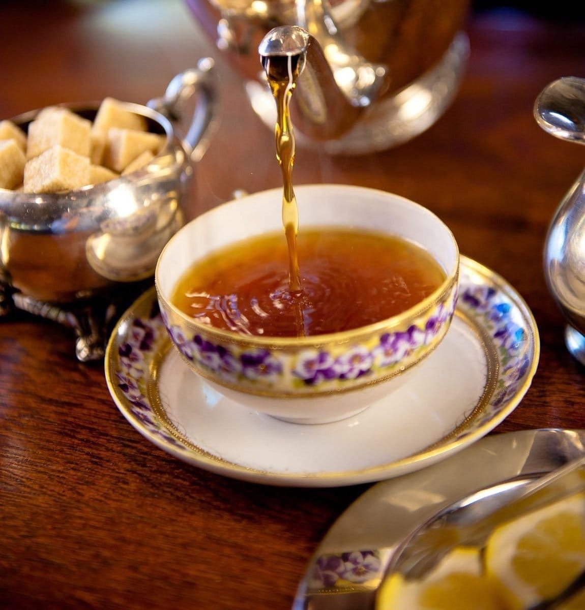 Цветы и десерт