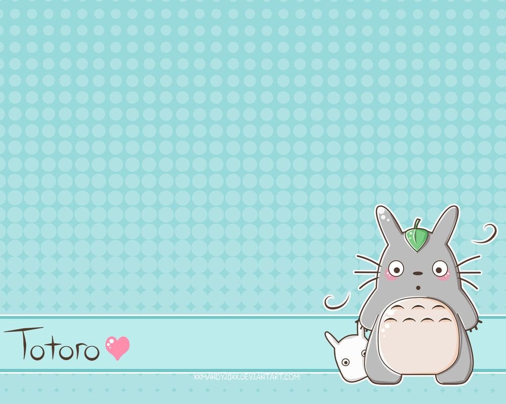 Тоторо обои на рабочий стол