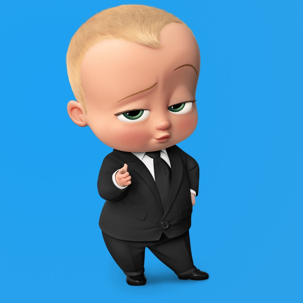 1 St Birthday Baby Boss logo PNG