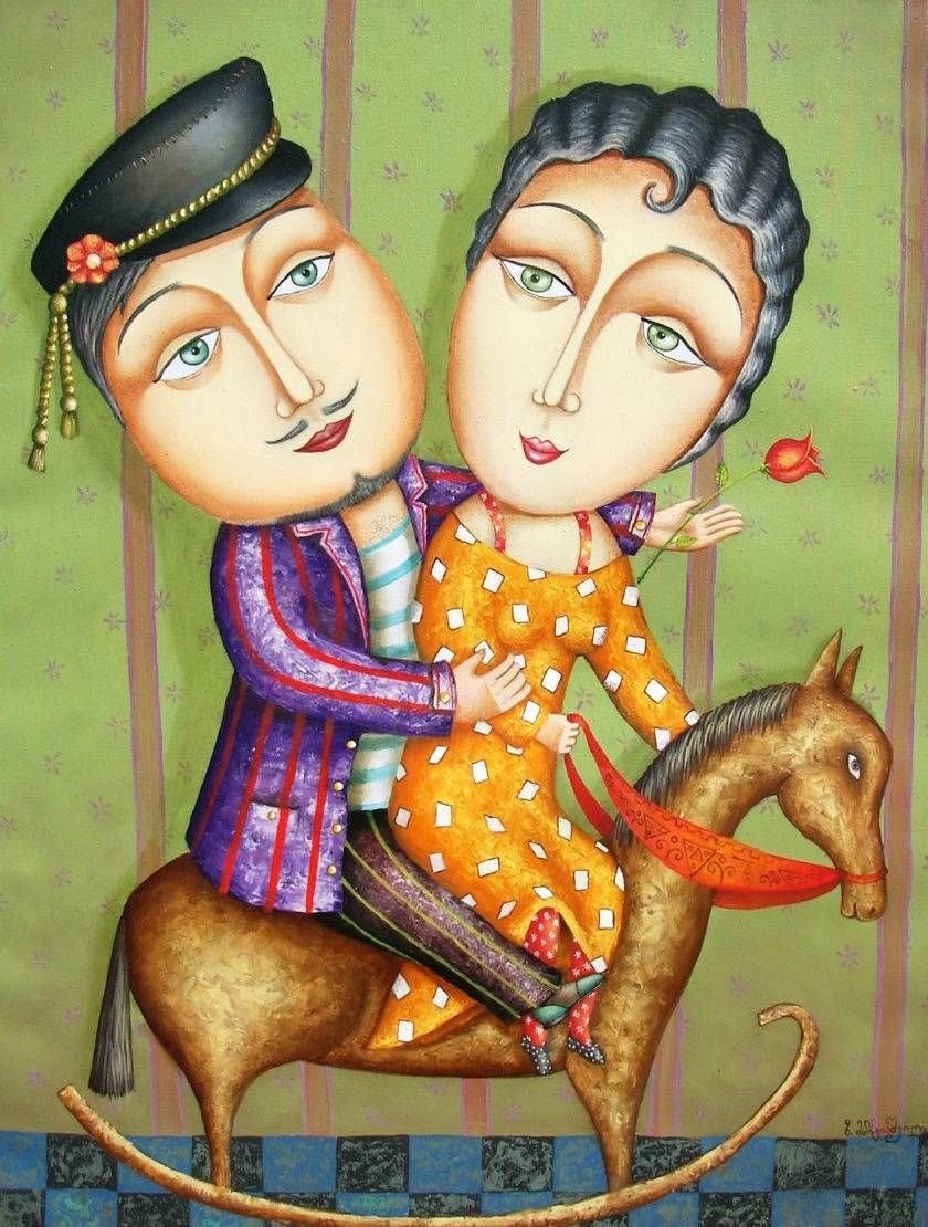 Грузинский художник Мартиашвили