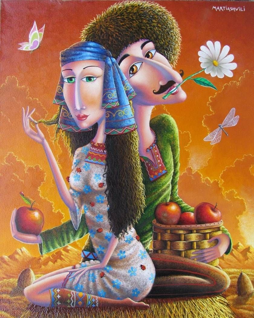 Грузинский художник Зураб Мартиашвили