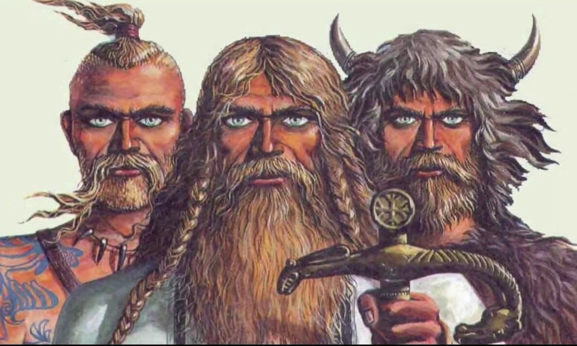 Костюм древних восточных славян (6-9 века)