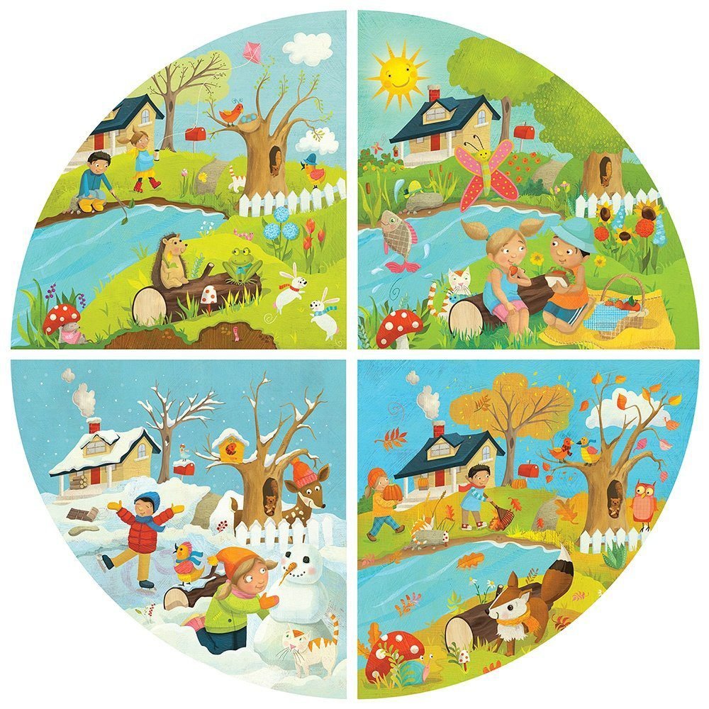 Фон времена года для детей