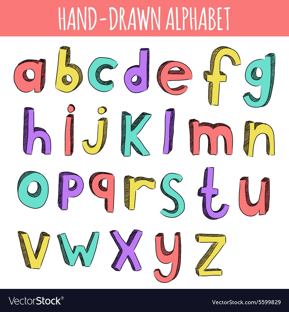 Мелкие английские буковки