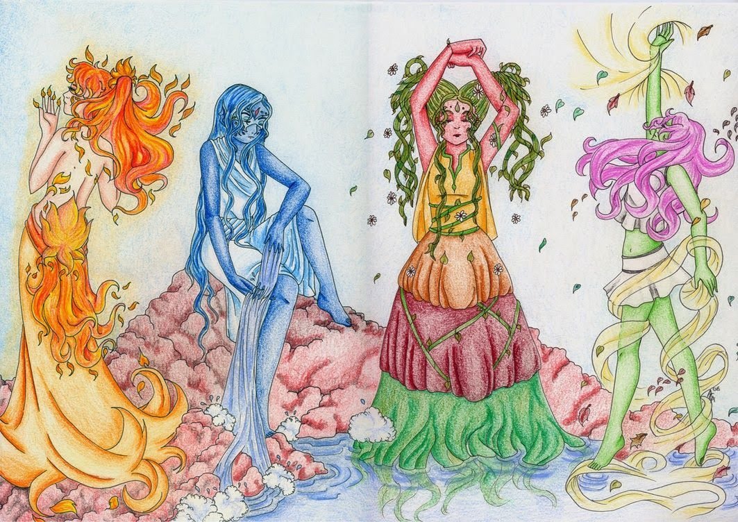 Стихии в виде людей