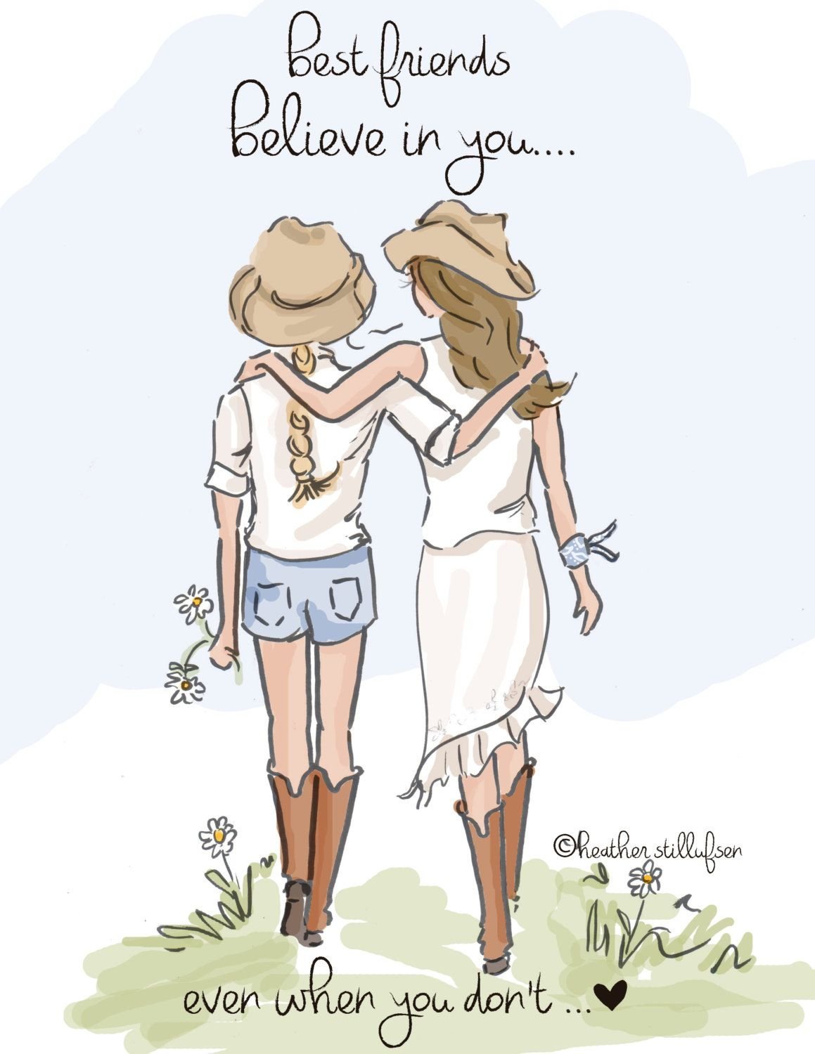 Открытки о дружбе подруг