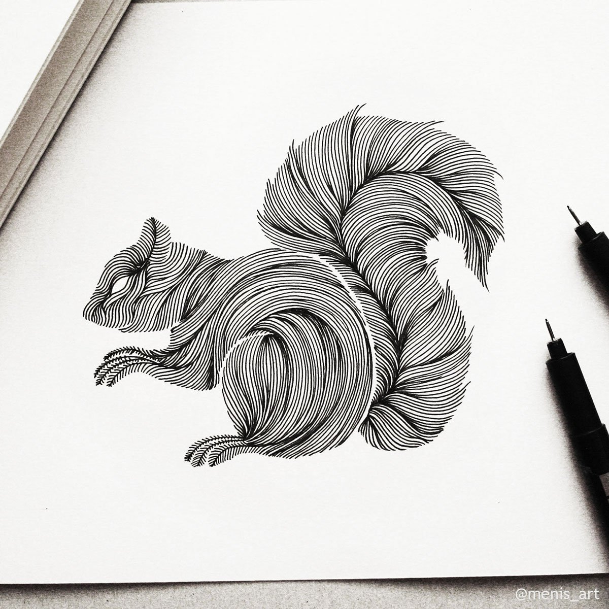 Картины в стиле скетч