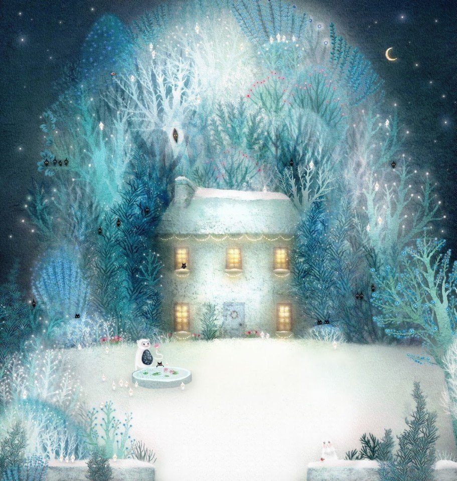 Thomas Kinkade Рождественские домики