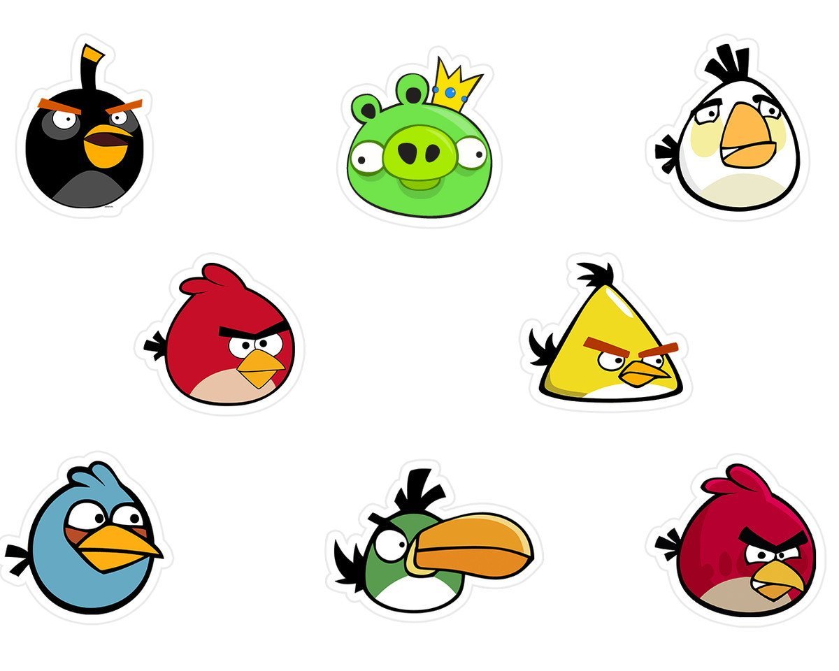 Энегри Бердс персонажи