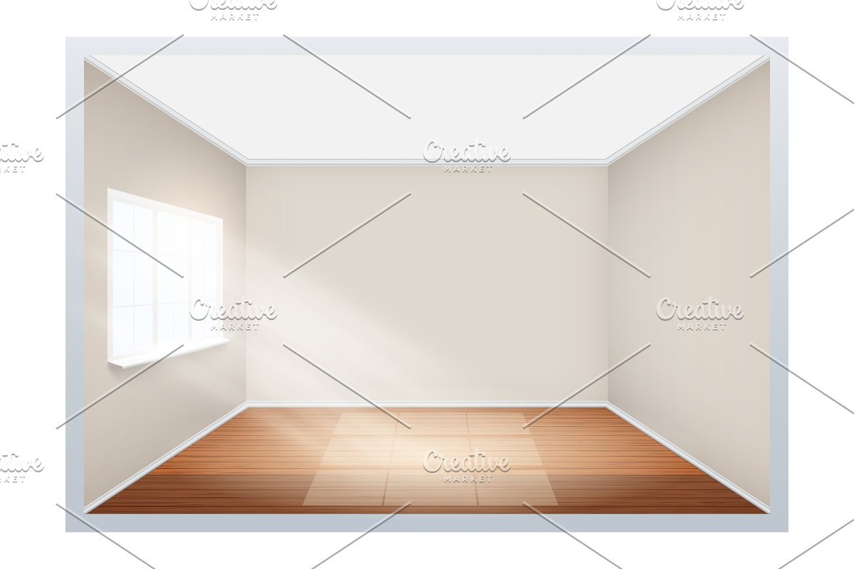 Пустая комната с окном