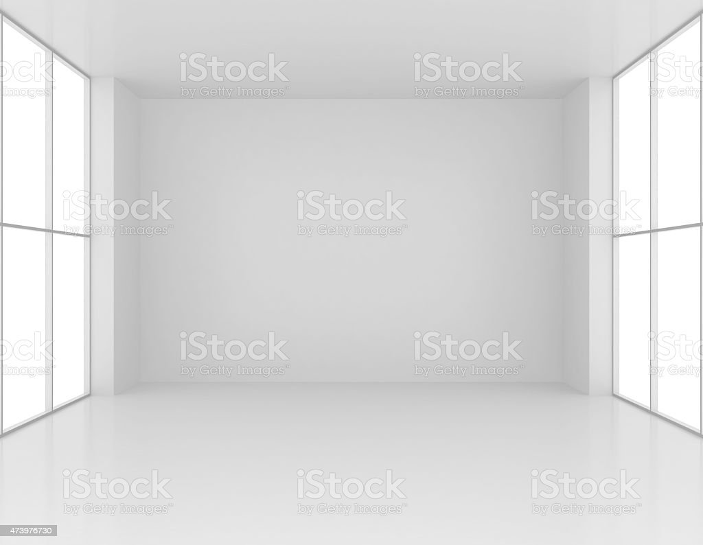 Пустая белая стена