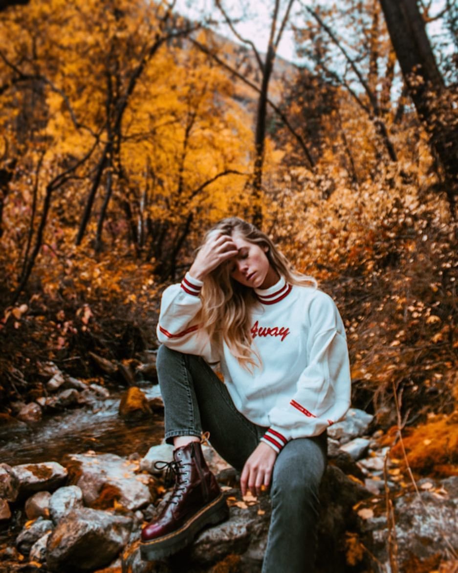 Осенняя фотосессия в толстовке