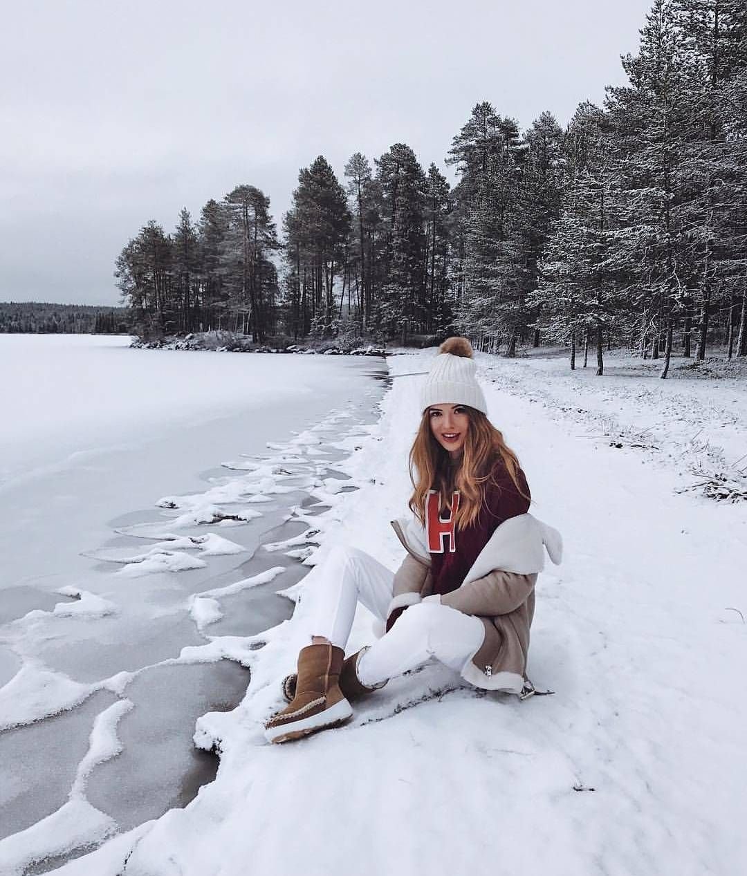 Фотосессия на снегу