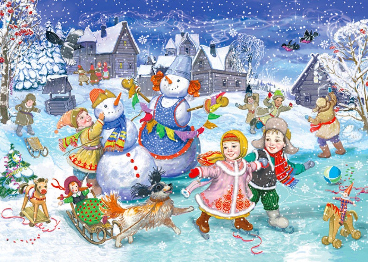 Зима для детей