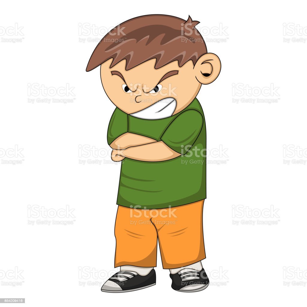 Злой мальчик мультяшный