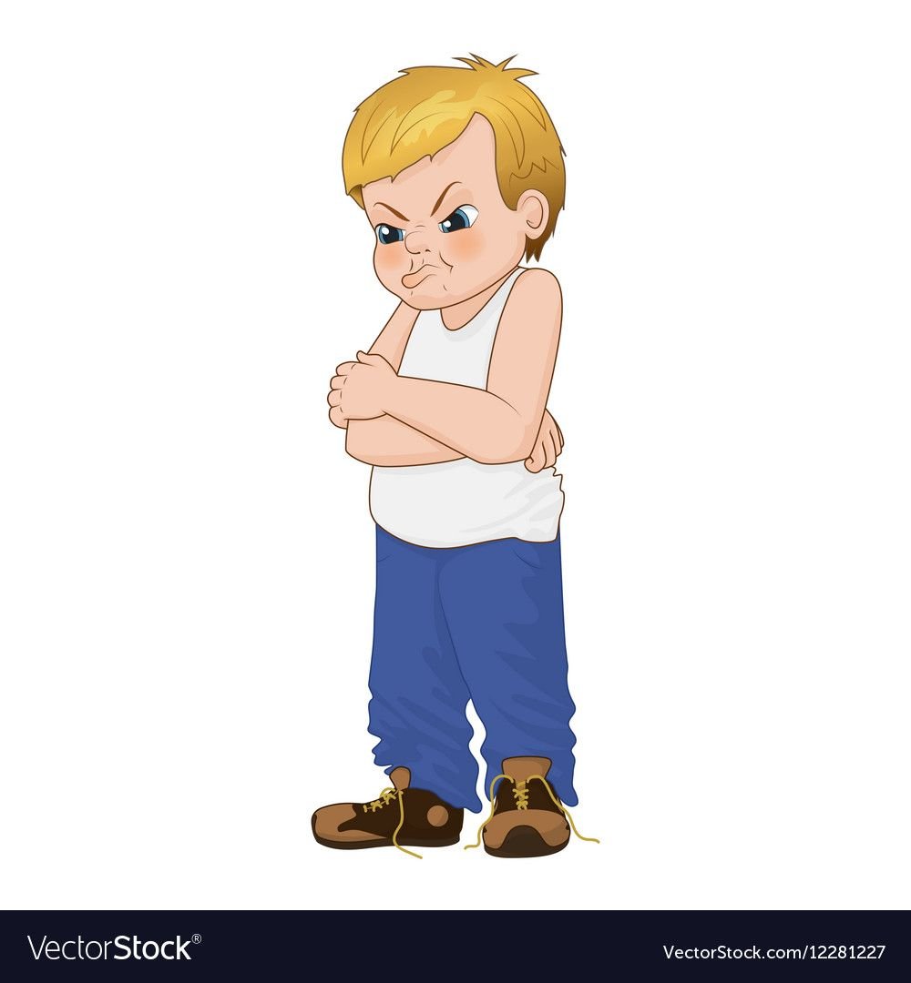 Грустный мальчик