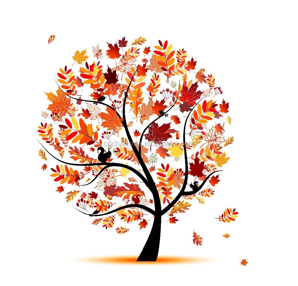 Лист дерева рисунок