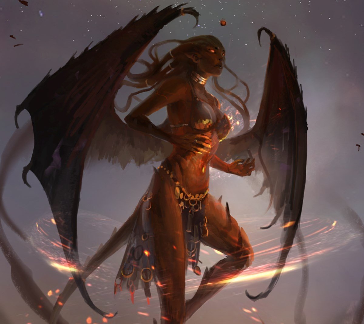 Фиолетовый демон