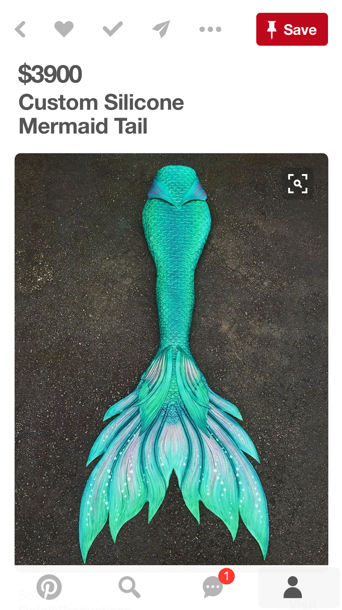 Русалкин хвост для плавания