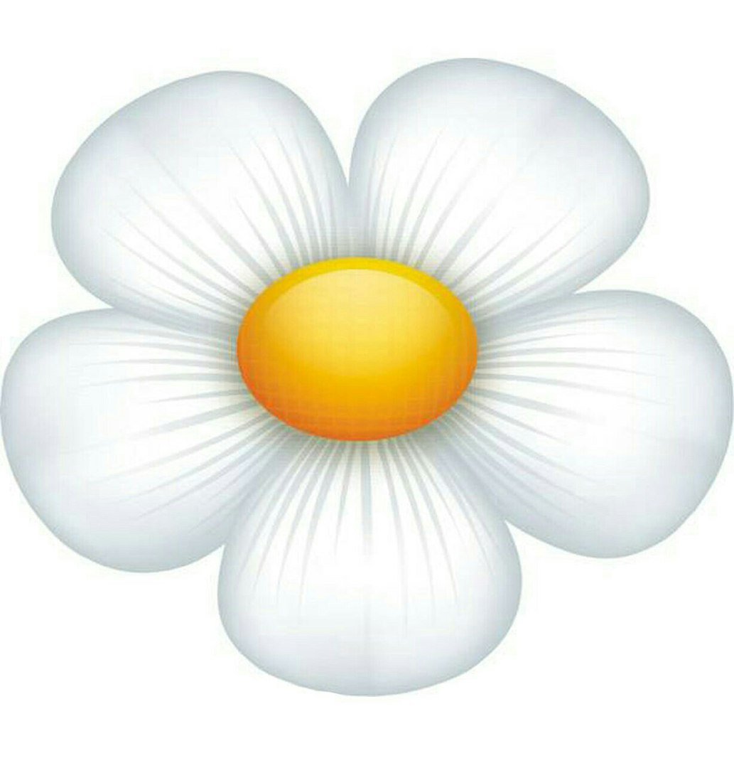 Ромашки мультяшные