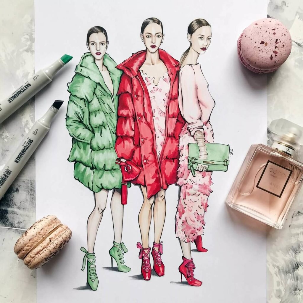 Фэшн иллюстрация