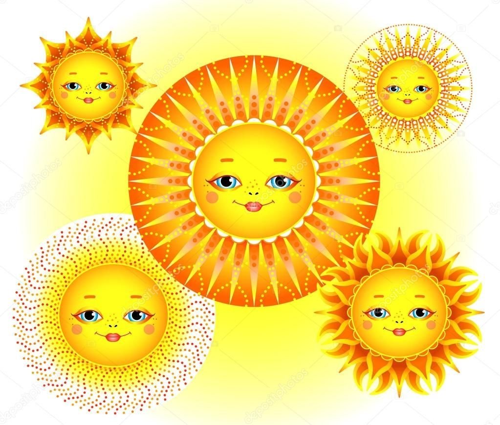 Солнышко с лучиками для детей