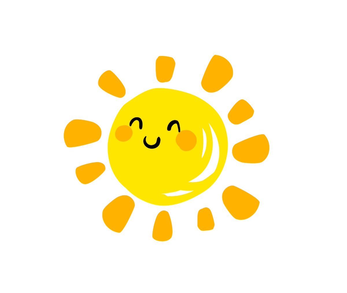 Солнце улыбается