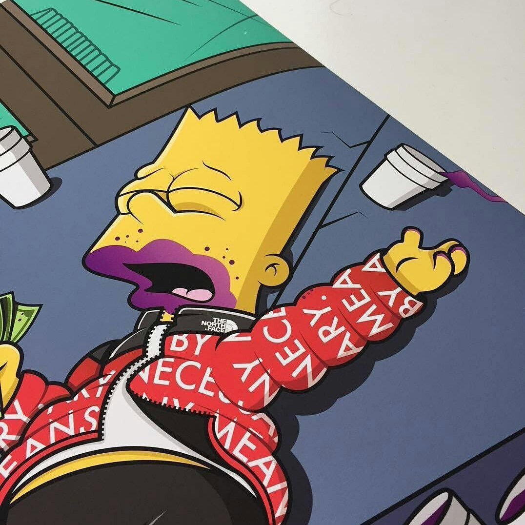 Барт симпсон модник