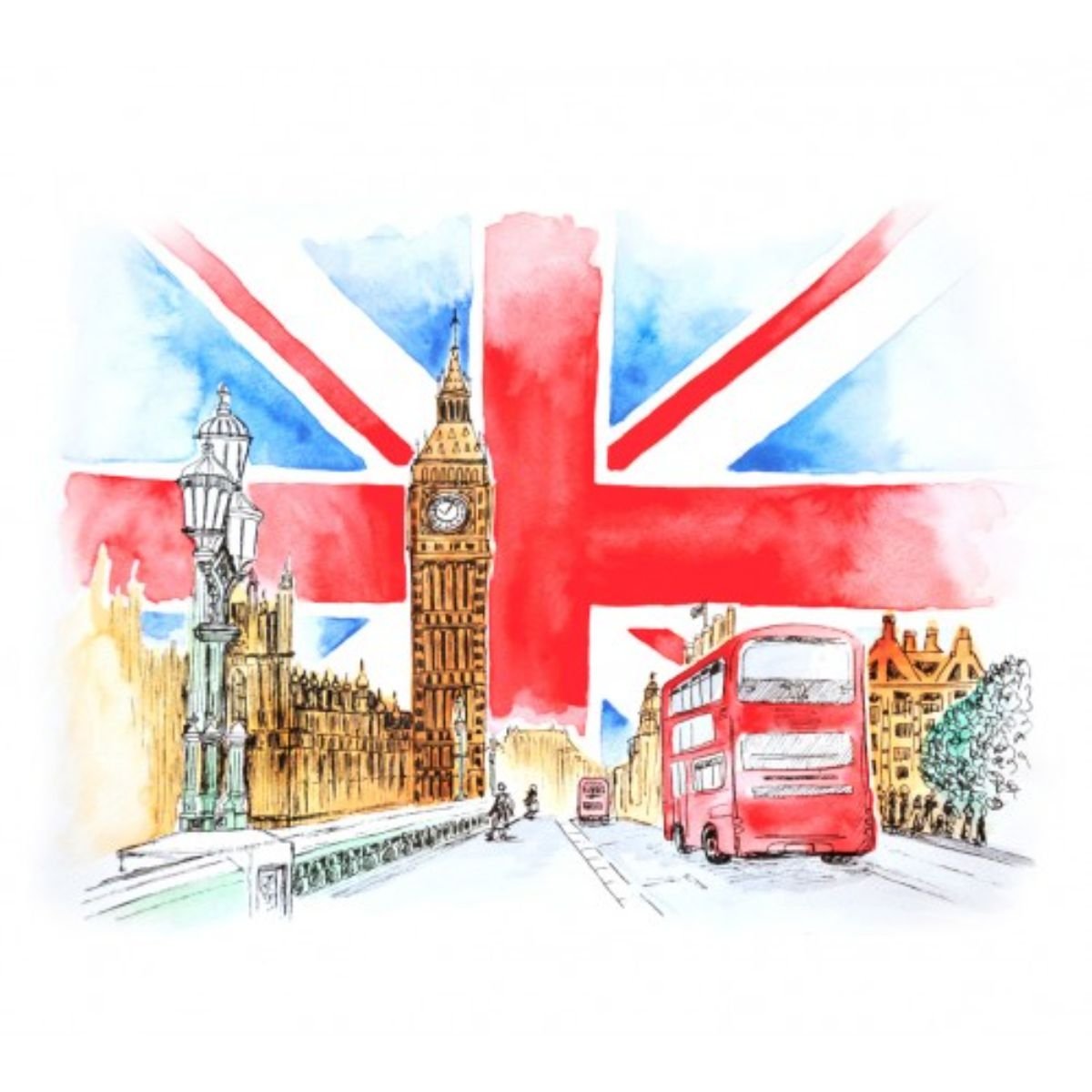 Англия рисунки