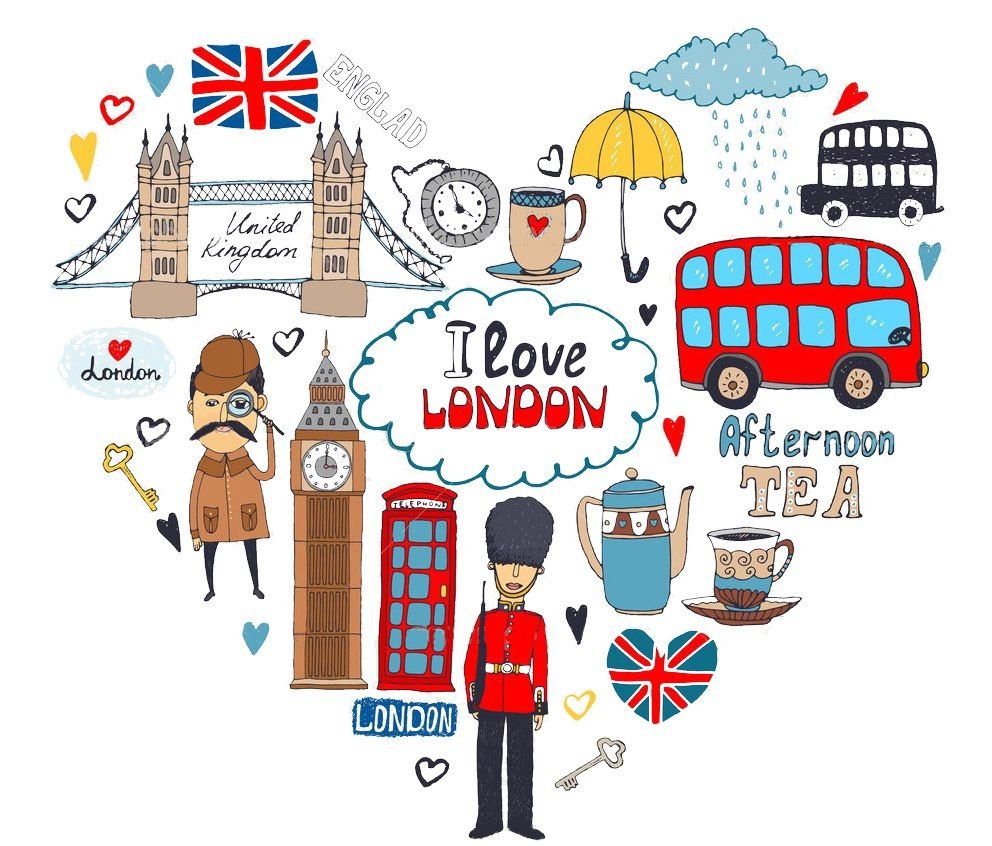 Лондон Биг Бен рисунок