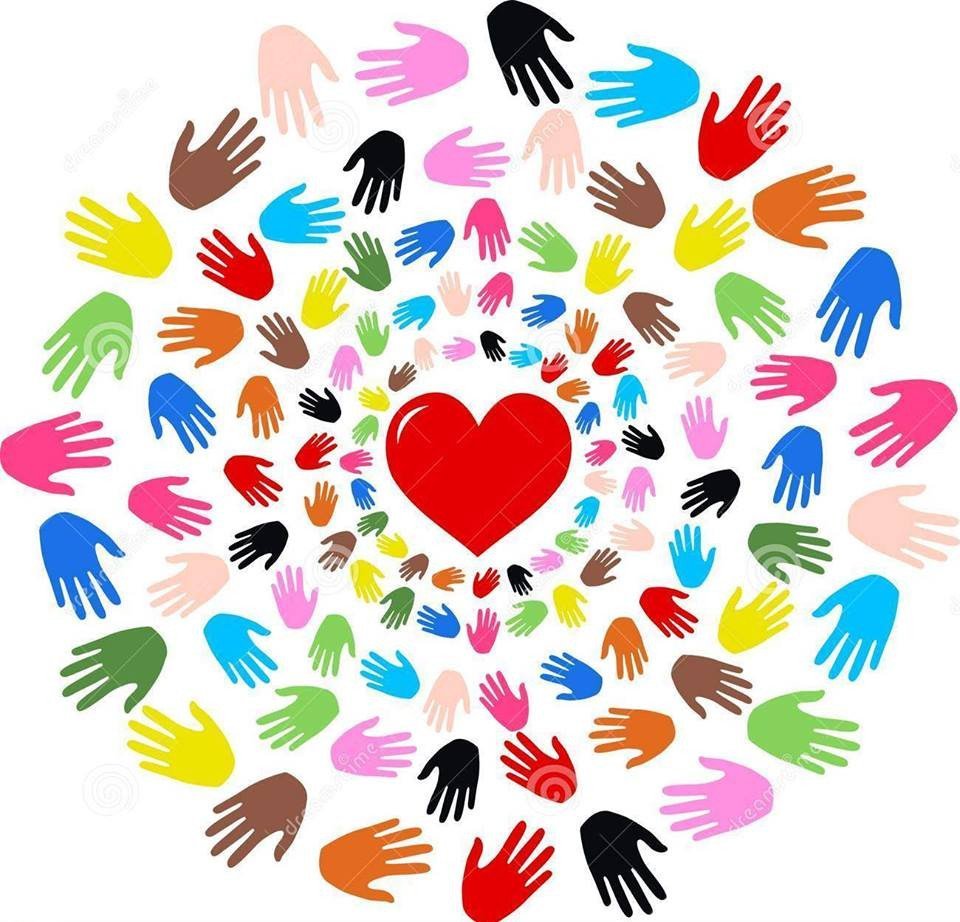 Сердечко из ладошек