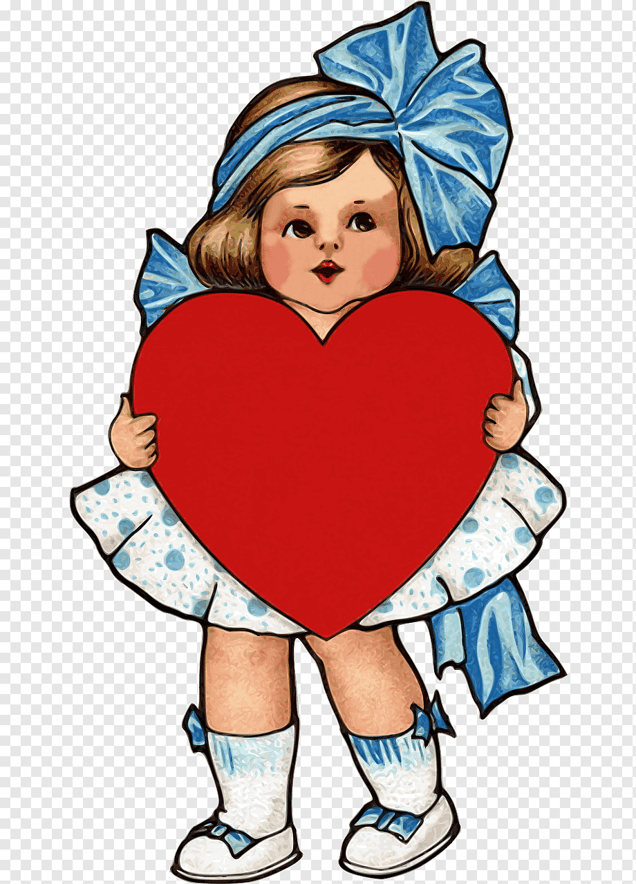 Девочка с сердечком