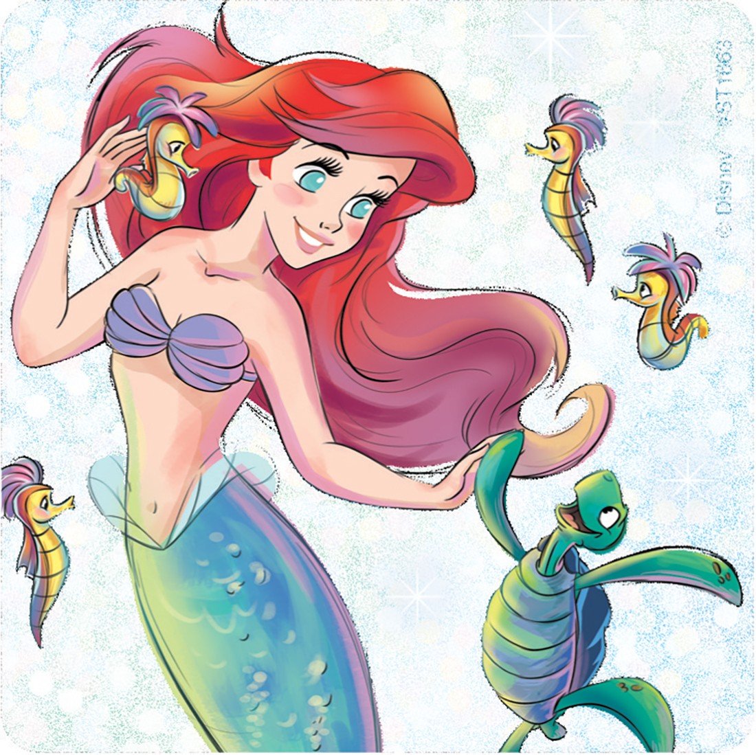 Ариэль Дисней в круге