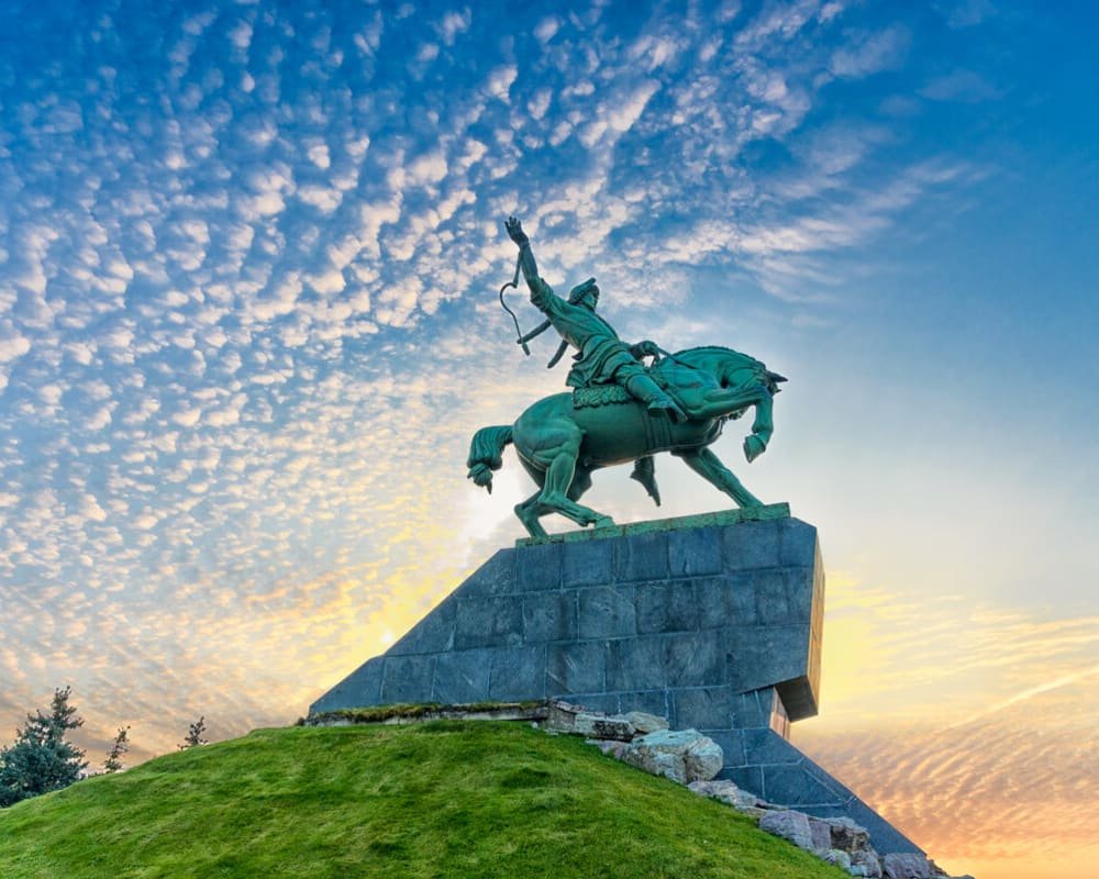 Памятник Уфы рисунок