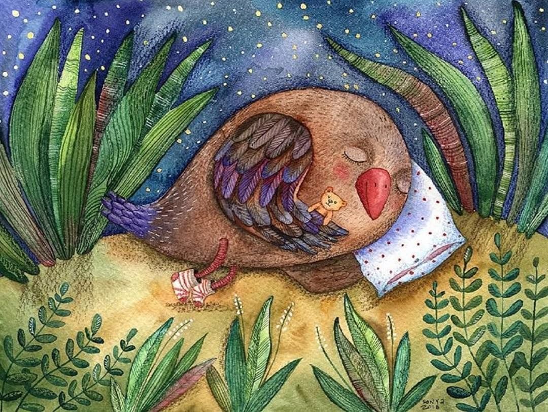 Птички уснули