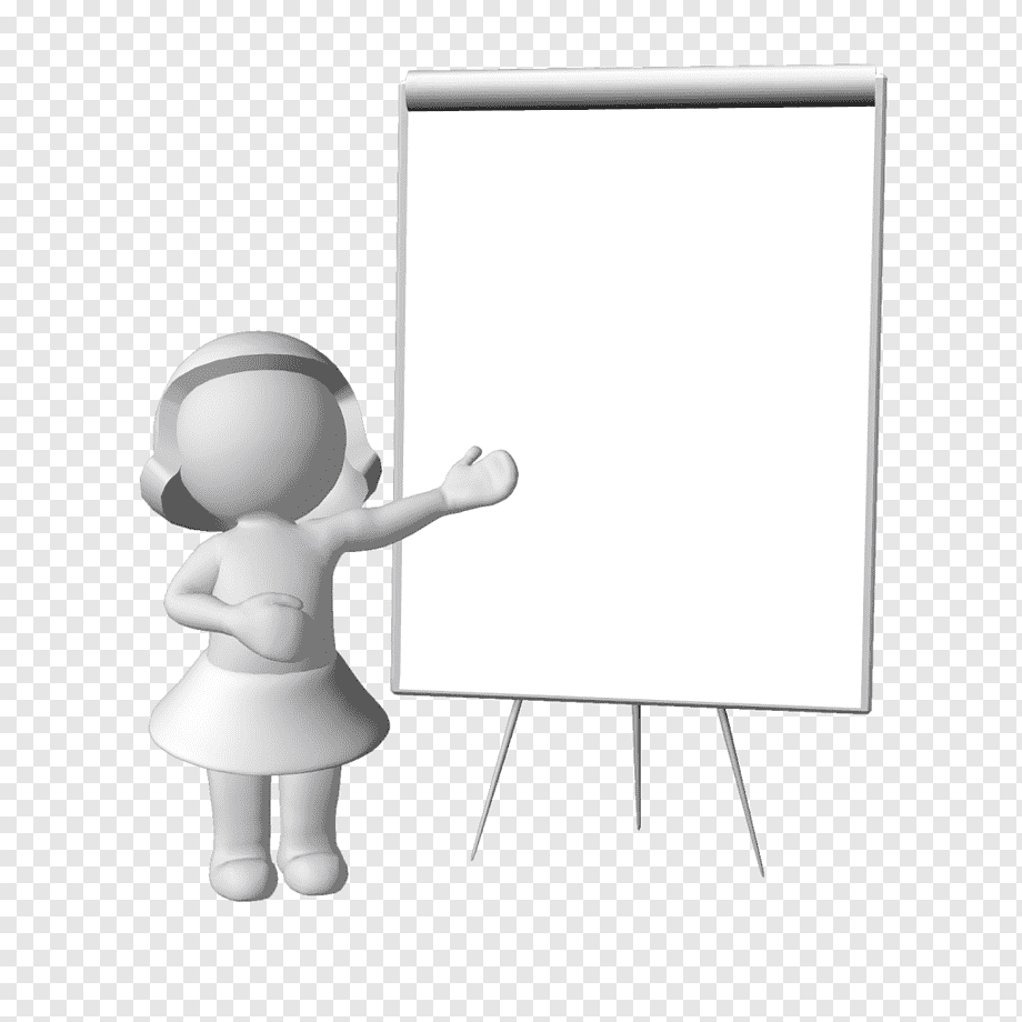 Человечек с табличкой