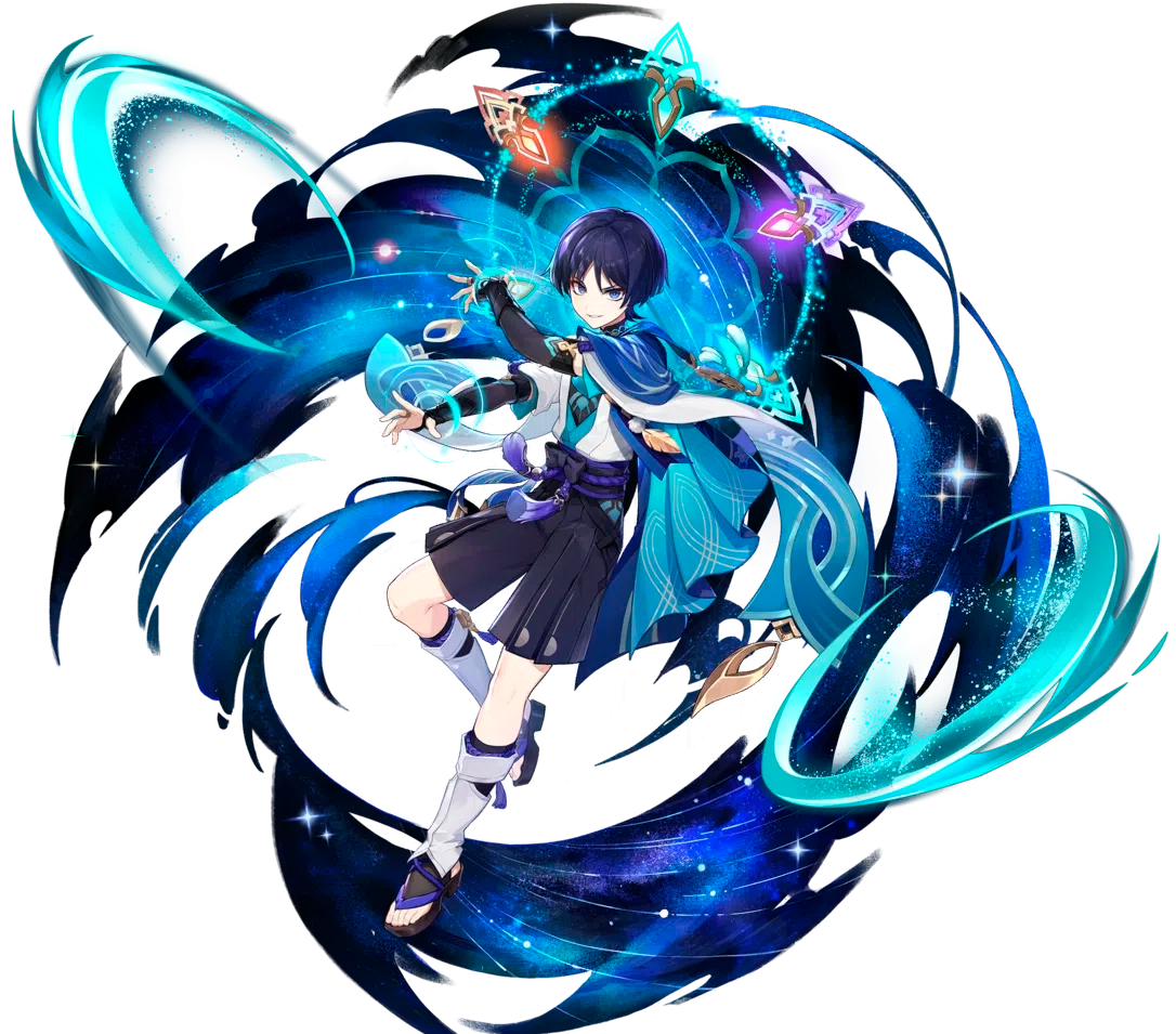 Лиза Геншин Импакт сливы