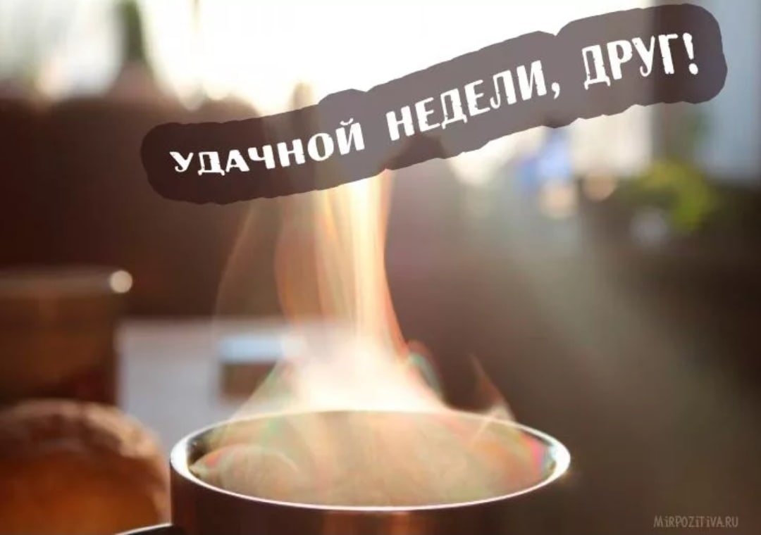 Хорошего дня и продуктивной недели