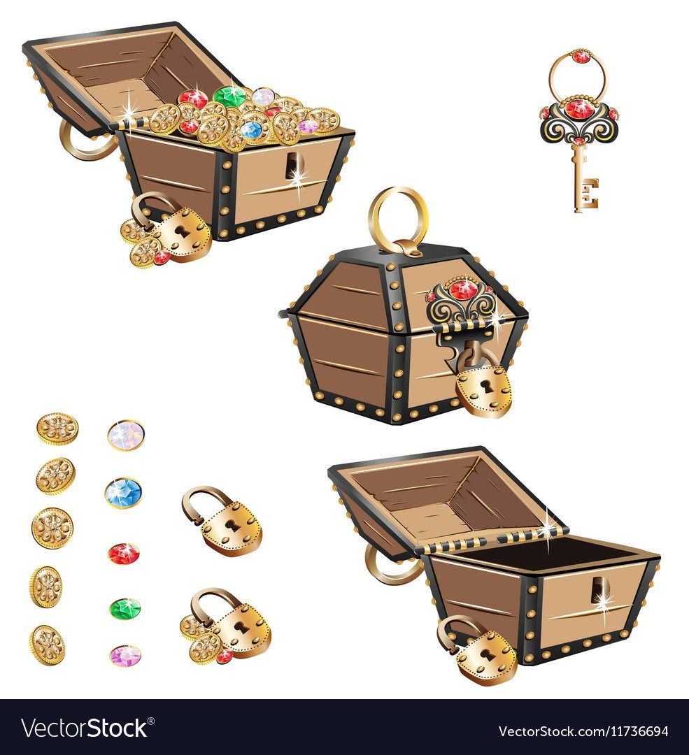 Gold набор сундук игра