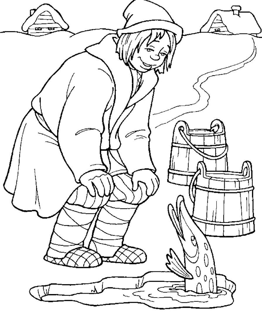 Сестрица Аленушка и братец Иванушка раскраска