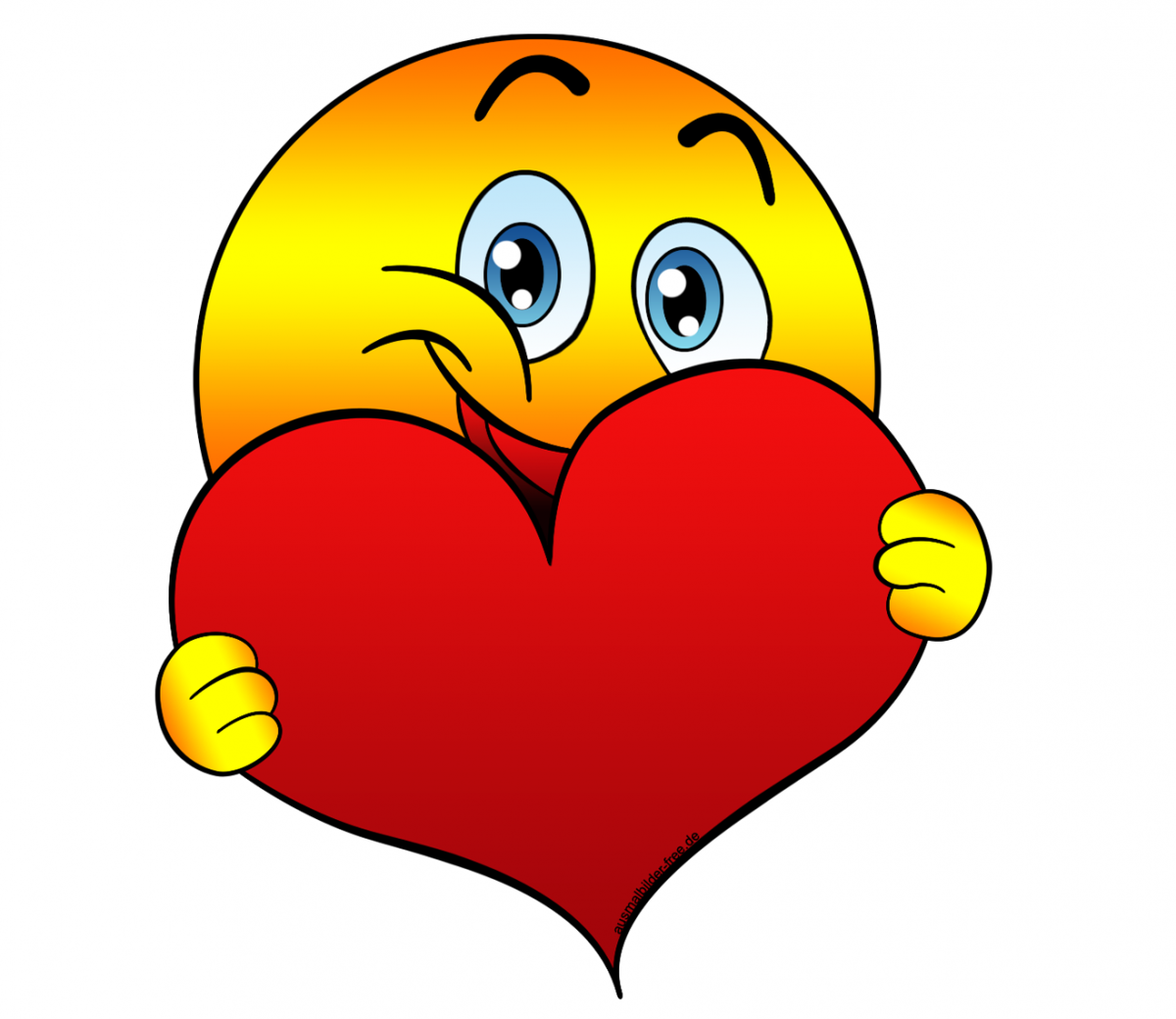 Поцелуй с сердечком