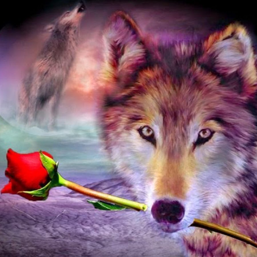 Праздничный волк