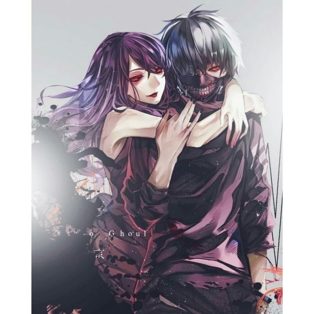 Ризе Камиширо и Канеки Кен