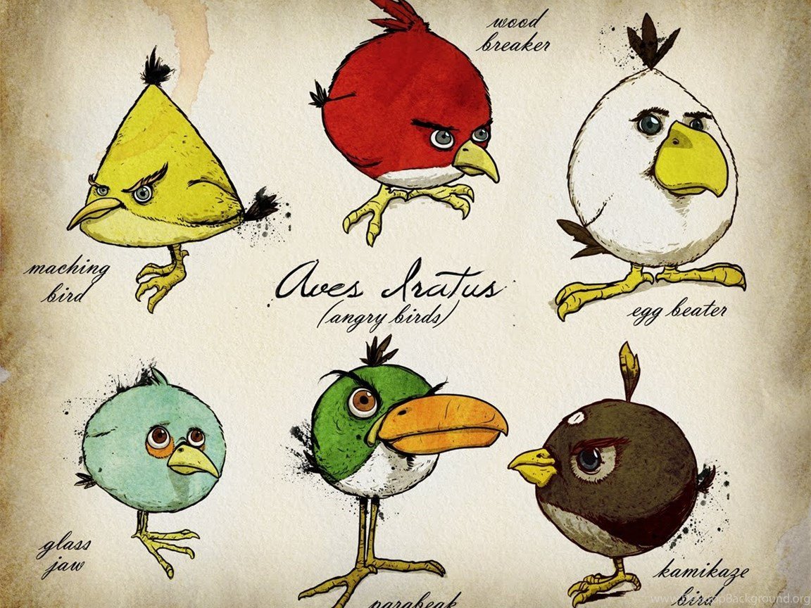 Если бы птички Angry Birds были людьми