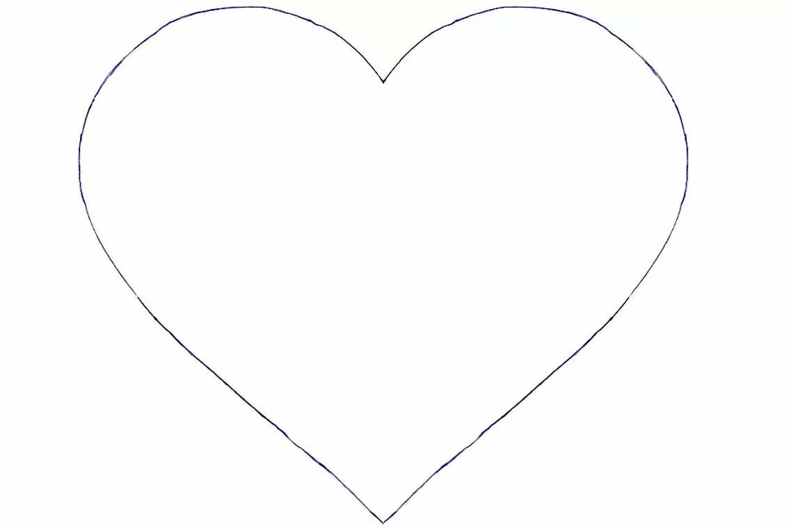 Сердечко шаблон