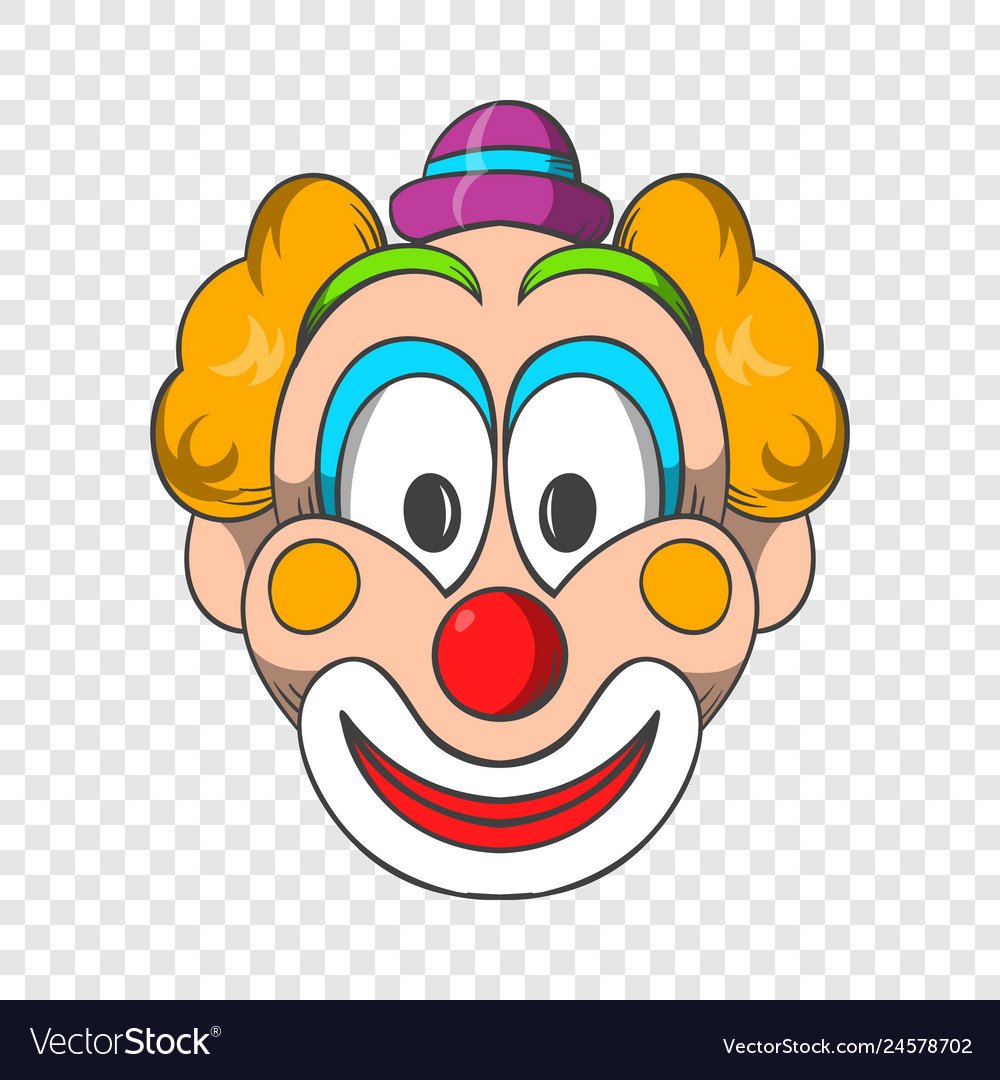 Мордочка клоуна детский